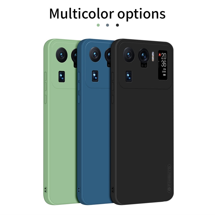 For Xiaomi Mi 11 Ultra PINWUYO Touching Series Liquid Silicone TPU Shockproof Case(Green) - Xiaomi Cases by PINWUYO | Online Shopping UK | buy2fix