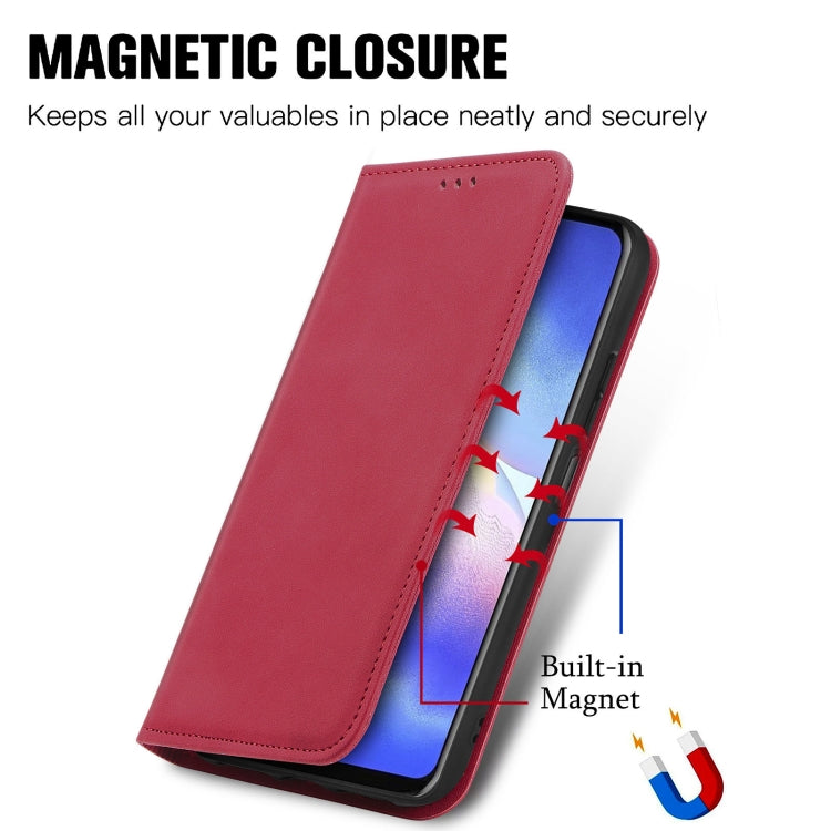 For Blackview A90 Retro Skin Feel Business Magnetic Horizontal Flip Leather Case with Holder & Card Slots & Wallet & Photo Frame(Red) - More Brand by buy2fix | Online Shopping UK | buy2fix