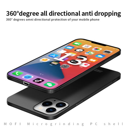 For iPhone 13 Pro MOFI Frosted PC Ultra-thin Hard Case(Black) - iPhone 13 Pro Cases by MOFI | Online Shopping UK | buy2fix