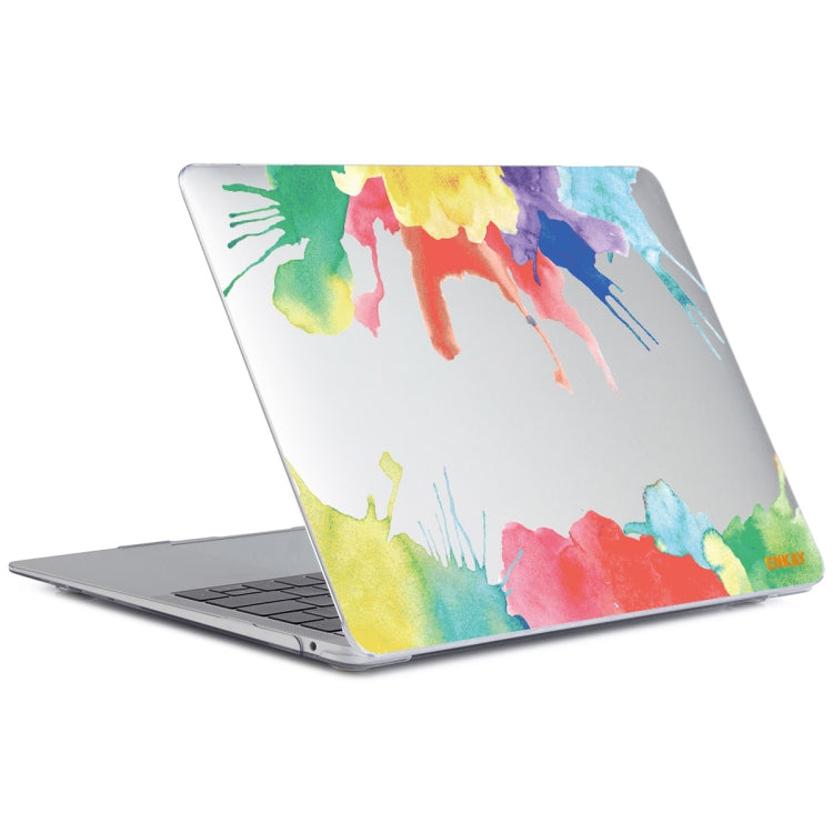 ENKAY Hat-Prince Forest Series Pattern Laotop Protective Crystal Case for MacBook Pro 14.2 inch A2442 2021/A2779 2023(Watercolor Pattern) - MacBook Pro Cases by ENKAY | Online Shopping UK | buy2fix