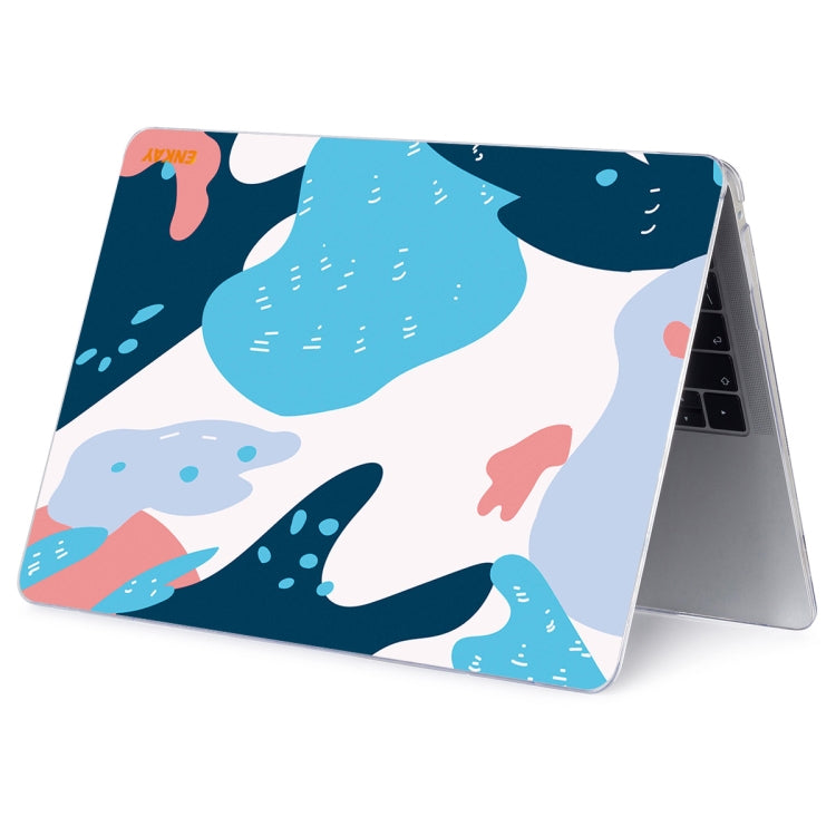 ENKAY Hat-Prince Geometry Pattern Laotop Protective Crystal Case for MacBook Pro 13.3 inch A2251 / A2289 / A2338 2020(Geometry No.5) - MacBook Pro Cases by ENKAY | Online Shopping UK | buy2fix