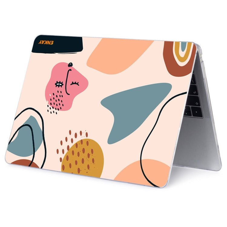 For MacBook Air 13.3 inch A2179 / A2337 ENKAY Hat-Prince Geometry Pattern Laotop Protective Crystal Case(Geometry No.7) - MacBook Air Cases by ENKAY | Online Shopping UK | buy2fix