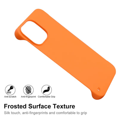 For iPhone 12 Pro Max ENKAY Matte Frameless Hard PC Case(Orange) - iPhone 12 Pro Max Cases by ENKAY | Online Shopping UK | buy2fix