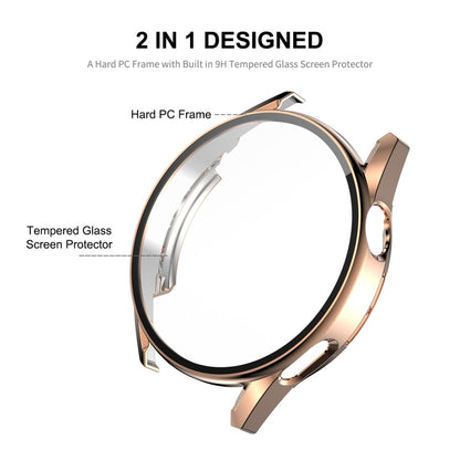 For Huawei Watch GT 3 42mm ENKAY PC Frame + Tempered Glass Protector Composite Case(Transparent) - Watch Cases by ENKAY | Online Shopping UK | buy2fix