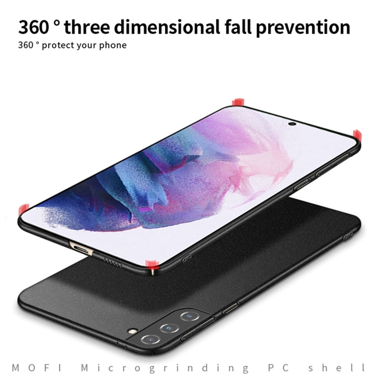 For Samsung Galaxy S21 5G MOFI Fandun Series Frosted Ultra-thin PC Hard Phone Case(Black) - Galaxy S21 5G Cases by MOFI | Online Shopping UK | buy2fix