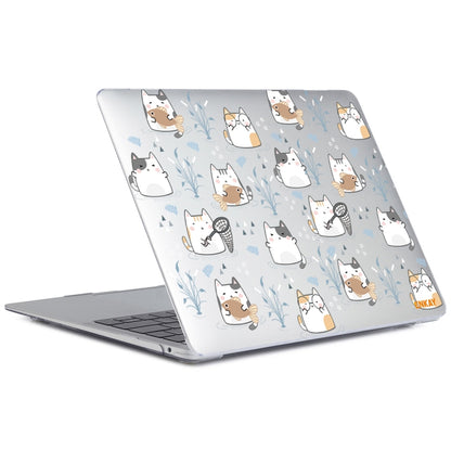 ENKAY Animal Series Pattern Laotop Protective Crystal Case For MacBook Pro 16.2 inch A2485 2021/A2880 2023(Cute Cat) - MacBook Pro Cases by ENKAY | Online Shopping UK | buy2fix