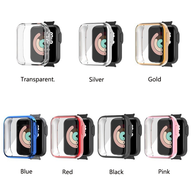 For Xiaomi Redmi Watch TPU Integrated Protective Case(Silver) - Watch Cases by buy2fix | Online Shopping UK | buy2fix