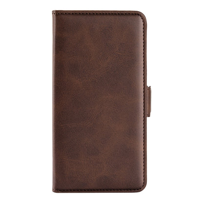For Blackview A55 Pro Dual-side Magnetic Buckle Leather Phone Case(Brown) - More Brand by buy2fix | Online Shopping UK | buy2fix