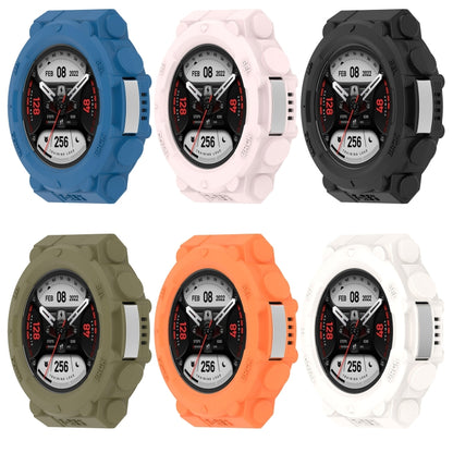 For Amazfit T-Tex 2 Shockproof TPU Protective Watch Case(Blue) - Watch Cases by buy2fix | Online Shopping UK | buy2fix