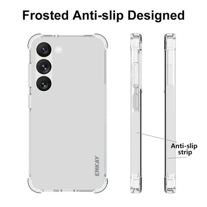 For Samsung Galaxy S23 5G ENKAY Hat-Prince Clear TPU Shockproof Phone Case - Galaxy S23 5G Cases by ENKAY | Online Shopping UK | buy2fix