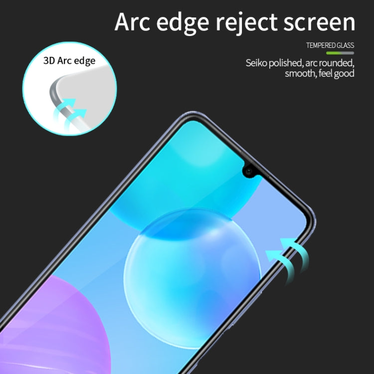For Samsung Galaxy A05s MOFI 9H 3D Explosion-proof Curved Screen Tempered Glass Film(Black) - Galaxy Tempered Glass by MOFI | Online Shopping UK | buy2fix