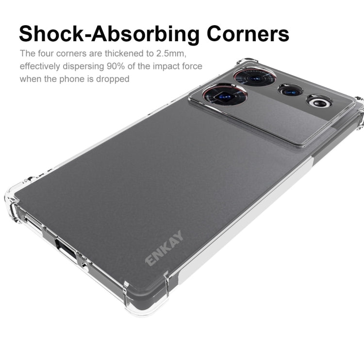 For ZTE Nubia Z50 Ultra 5G ENKAY Clear TPU Shockproof Anti-slip Phone Case - ZTE Cases by ENKAY | Online Shopping UK | buy2fix