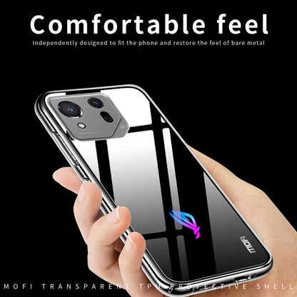 For ASUS ROG Phone 8 Pro MOFI Ming Series Ultra-thin TPU Phone Case(Transparent) - ASUS Cases by MOFI | Online Shopping UK | buy2fix