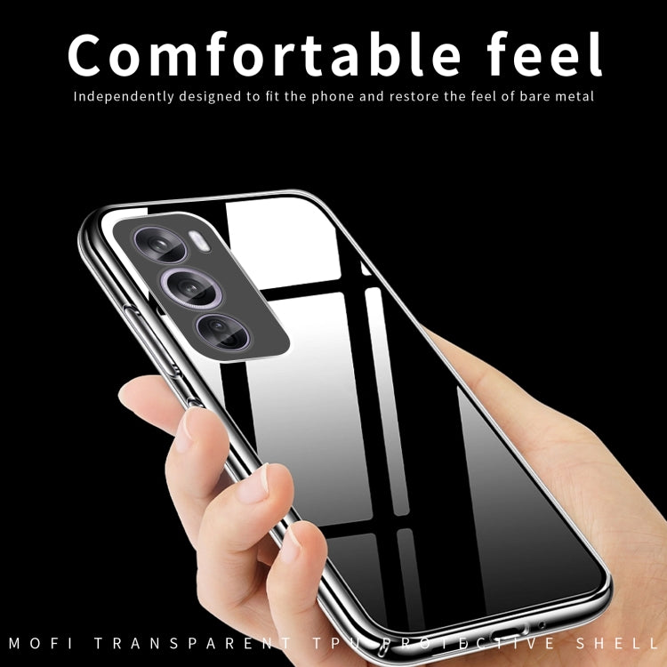 For OPPO Reno12 Pro Global MOFI Ming Series Transparent Ultra-thin TPU Phone Case(Transparent) - Reno12 Pro Cases by MOFI | Online Shopping UK | buy2fix