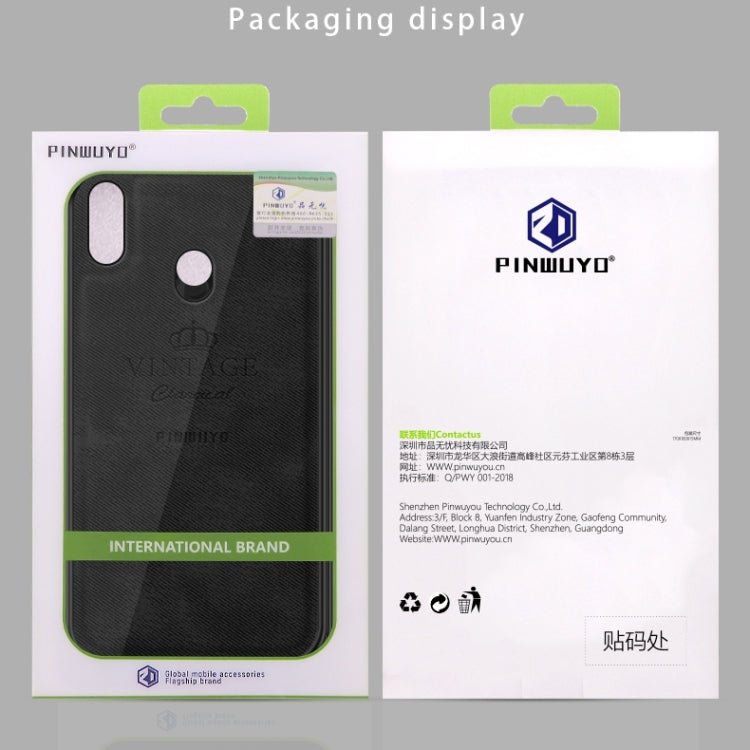 PINWUYO Shockproof Waterproof Full Coverage PC + TPU + Skin Protective Case for Xiaomi Mi 8(Black) - Xiaomi Cases by PINWUYO | Online Shopping UK | buy2fix