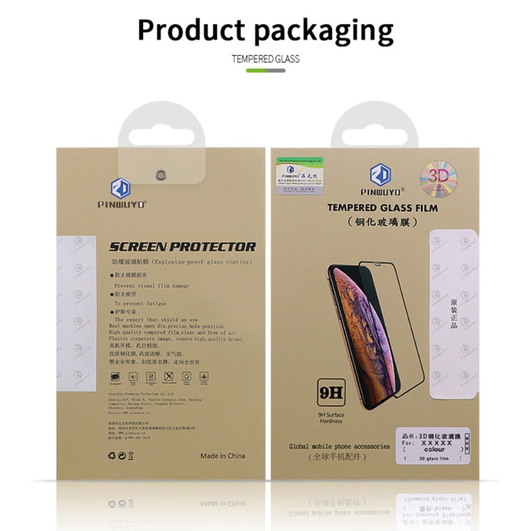 For Xiaomi Redmi Note 13 Pro+ PINWUYO 9H 3D Hot Bending Tempered Glass Film(Black) -  by PINWUYO | Online Shopping UK | buy2fix