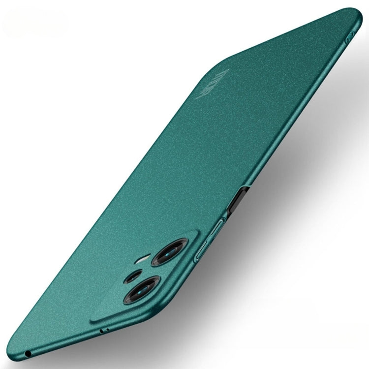 For Xiaomi Redmi Note 12 Global MOFI Fandun Series Frosted PC Ultra-thin All-inclusive Phone Case(Green) - Note 12 Pro Cases by MOFI | Online Shopping UK | buy2fix