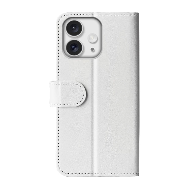 For iPhone 16 Pro Max R64 Texture Horizontal Flip Leather Phone Case(White) - iPhone 16 Pro Max Cases by buy2fix | Online Shopping UK | buy2fix