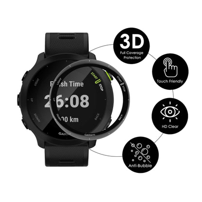 For Garmin Forerunner 158 ENKAY 3D Full Coverage Soft PC Edge + PMMA HD Screen Protector Film - Screen Protector by ENKAY | Online Shopping UK | buy2fix