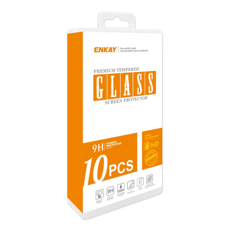 For Huawei nova 10z 10pcs ENKAY Full Glue High Aluminum-silicon Tempered Glass Film - Huawei Tempered Glass by ENKAY | Online Shopping UK | buy2fix