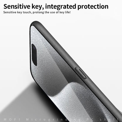 For iPhone 16 MOFI Fandun Series Frosted PC Ultra-thin All-inclusive Phone Case(Black) - iPhone 16 Cases by MOFI | Online Shopping UK | buy2fix