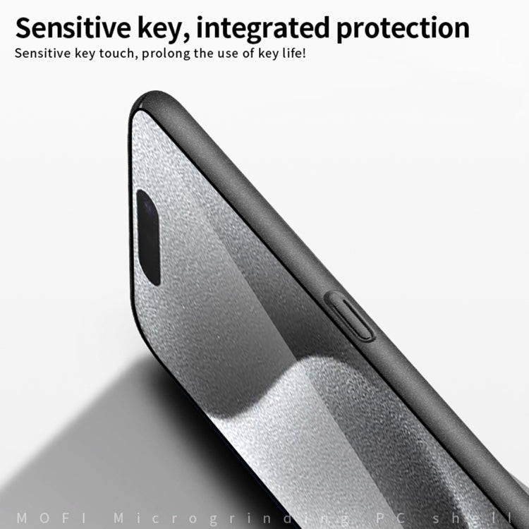 For iPhone 16 Pro Max MOFI Fandun Series Frosted PC Ultra-thin All-inclusive Phone Case(Gray) - iPhone 16 Pro Max Cases by MOFI | Online Shopping UK | buy2fix