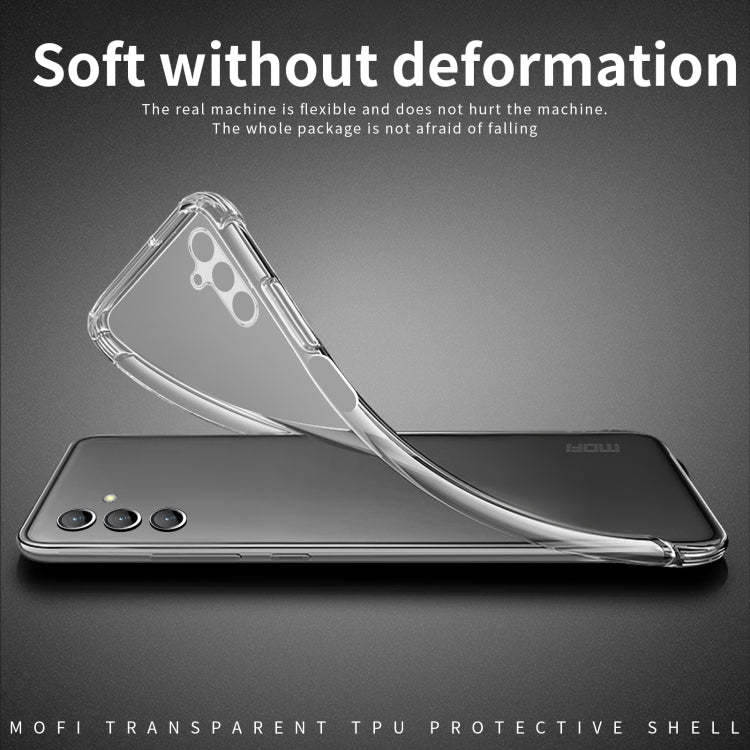For Samsung Galaxy M34 5G MOFI Ming Series Ultra-thin TPU Phone Case(Transparent) - Galaxy Phone Cases by MOFI | Online Shopping UK | buy2fix