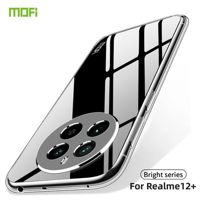 For Realme 12+ MOFI Ming Series Ultra-thin TPU Phone Case(Transparent) - Realme Cases by MOFI | Online Shopping UK | buy2fix