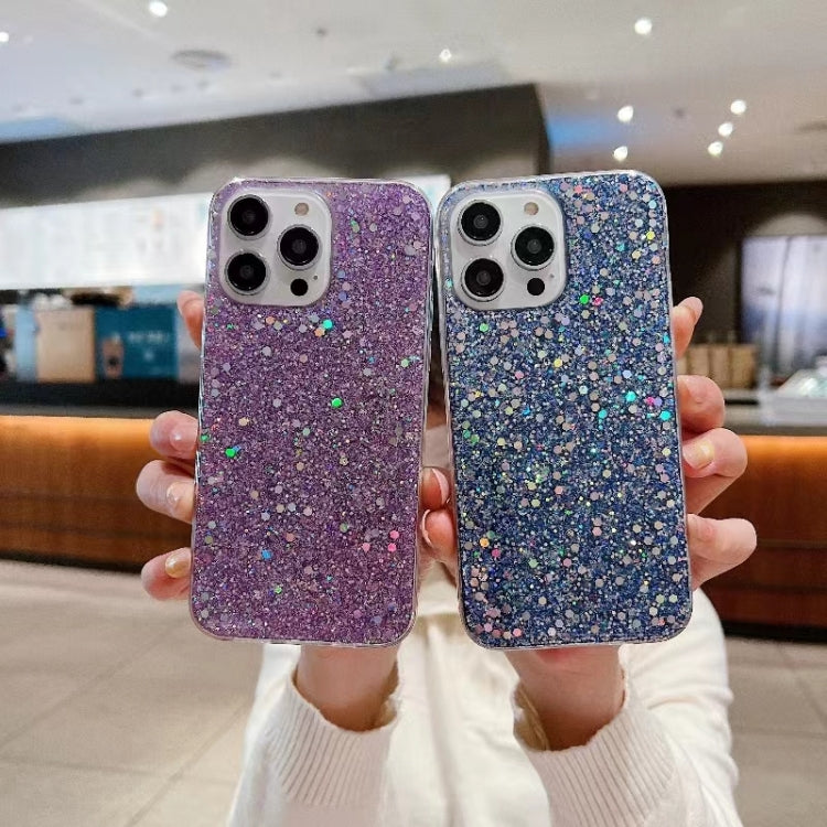 For iPhone 16 Pro Max Glitter Sequins Epoxy TPU Phone Case(Red) - iPhone 16 Pro Max Cases by buy2fix | Online Shopping UK | buy2fix