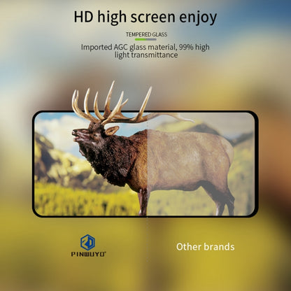 For OPPO A60 PINWUYO 9H 2.5D Full Screen Tempered Glass Film(Black) - OPPO Tempered Glass by PINWUYO | Online Shopping UK | buy2fix