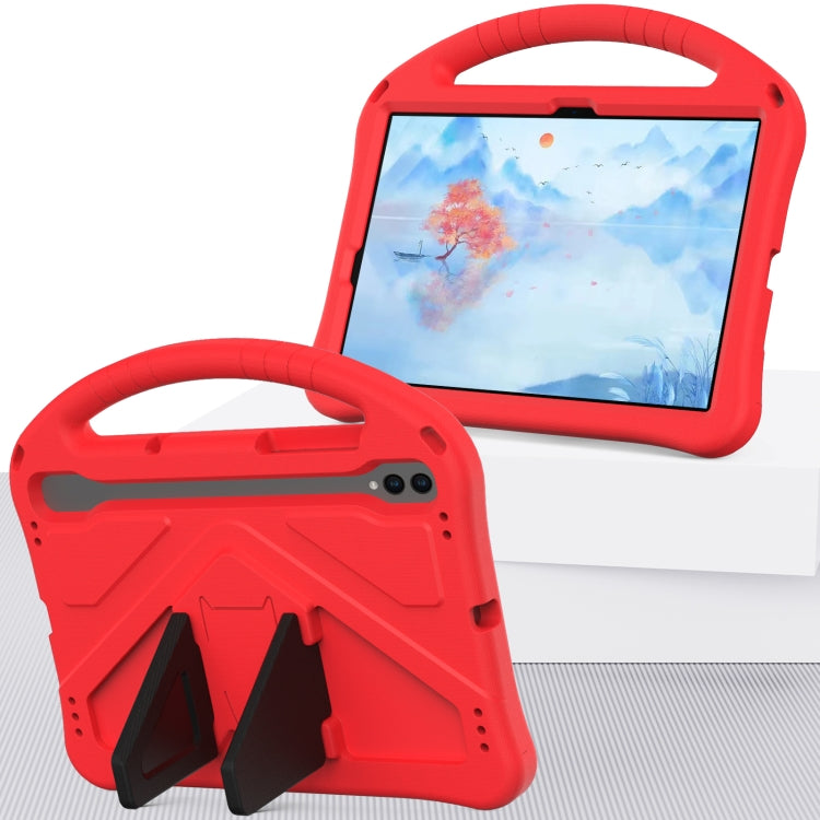 For Samsung Galaxy Tab S10 EVA Shockproof Tablet Case with Holder(Red) - Tab S10 Cases by buy2fix | Online Shopping UK | buy2fix