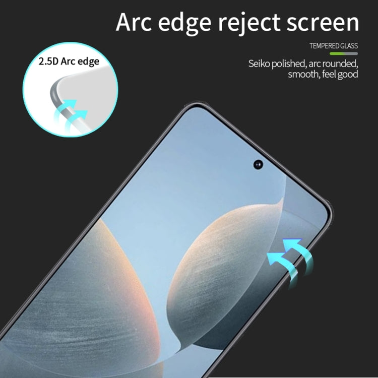 For Xiaomi Redmi K70E MOFI 9H 2.5D Full Screen Tempered Glass Film(Black) - K70 Tempered Glass by MOFI | Online Shopping UK | buy2fix