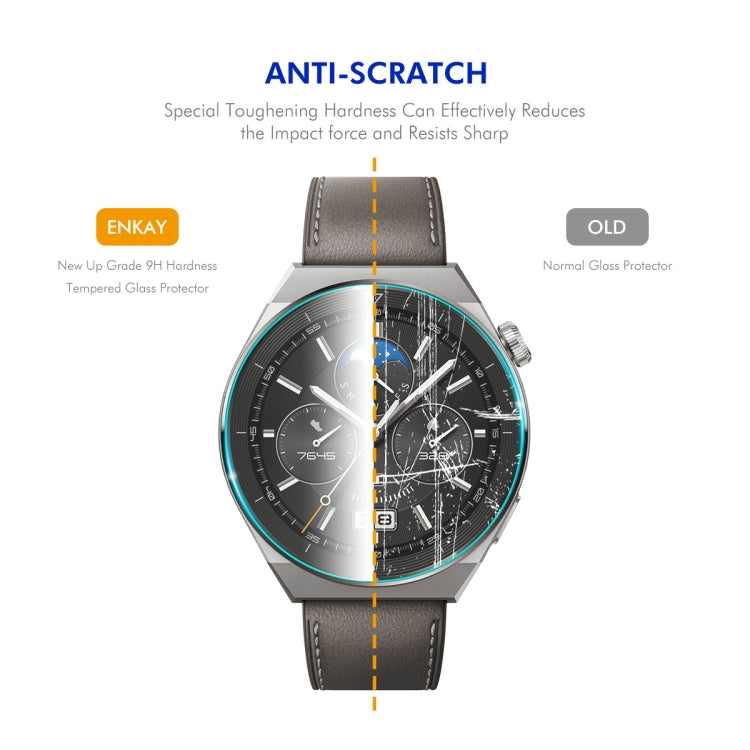 For Xiaomi Watch S4 Sport 2pcs ENKAY 0.2mm 9H Tempered Glass Screen Protector Watch Film - Screen Protector by ENKAY | Online Shopping UK | buy2fix