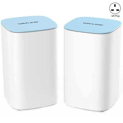 WAVLINK WN551K2 2pcs AC3000 WiFi Wireless Repeater Built-in Antenna Tri-Band Mesh Wireless Router, Plug:UK Plug - Wireless Routers by WAVLINK | Online Shopping UK | buy2fix