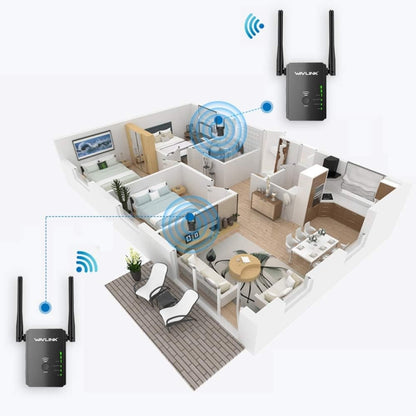 Wavlink WN578R2 With 2 External Antennas N300 Wireless AP/Range Extender/Router, Plug:US Plug - Wireless Routers by WAVLINK | Online Shopping UK | buy2fix