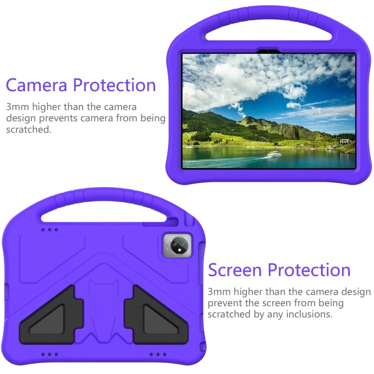 For Blackview Tab 7 WiFi 2022 EVA Shockproof Tablet Case with Holder(Purple) - Others by buy2fix | Online Shopping UK | buy2fix