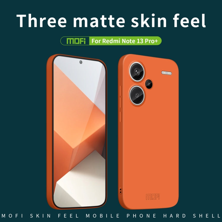 For Xiaomi Redmi Note 13 Pro+ MOFI Qin Series Skin Feel All-inclusive PC Phone Case(Gray) - Note 13 Pro+ Cases by MOFI | Online Shopping UK | buy2fix