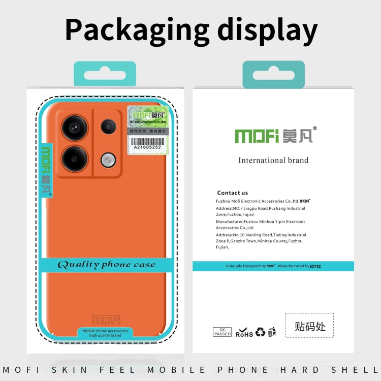 For Xiaomi 14 MOFI Qin Series Skin Feel All-inclusive PC Phone Case(Green) - 14 Cases by MOFI | Online Shopping UK | buy2fix