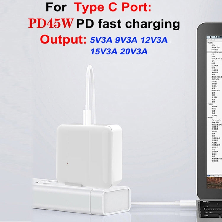 GAN 65W PD45W Dual Type-C / QC3.0 USB  Multi Compatible Charger + 2m USB-C to USB-C Data Cable UK + US Plug Black - Cable & Adapter by buy2fix | Online Shopping UK | buy2fix