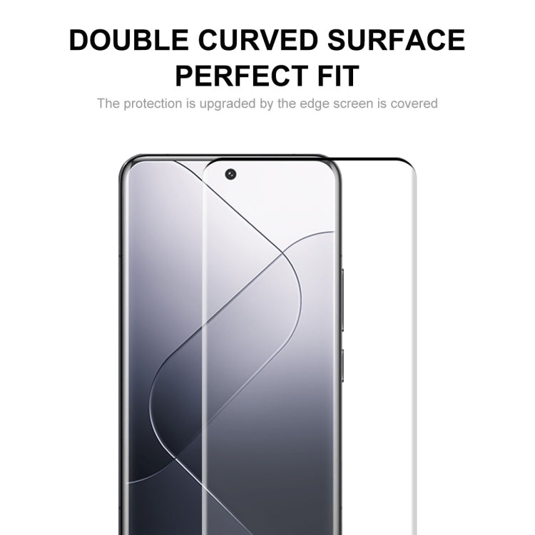 For Xiaomi 14 Pro 5pcs ENKAY Hat-Prince Heat Bending Full Side Glue Tempered Glass Film - 14 Pro Tempered Glass by ENKAY | Online Shopping UK | buy2fix