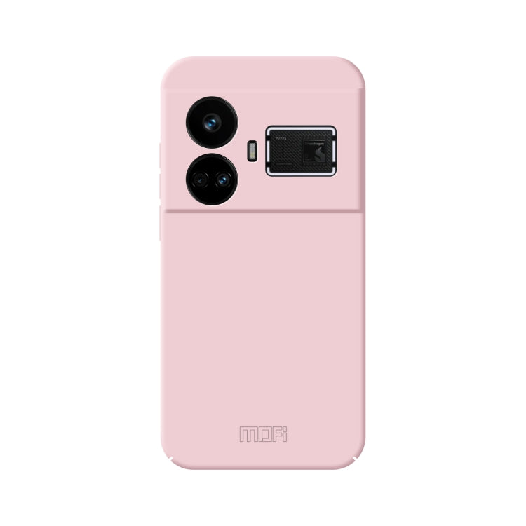 For Realme GT5 MOFI Qin Series Skin Feel All-inclusive PC Phone Case(Pink) - Realme Cases by MOFI | Online Shopping UK | buy2fix