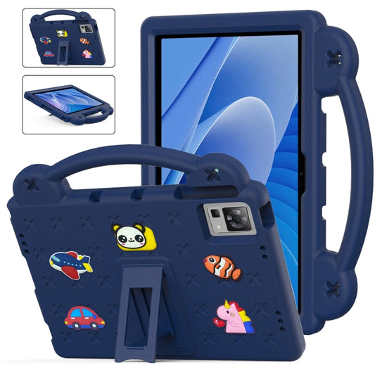 For DOOGEE T30 Pro 11 2023 Handle Kickstand Children EVA Shockproof Tablet Case(Navy Blue) - Others by buy2fix | Online Shopping UK | buy2fix