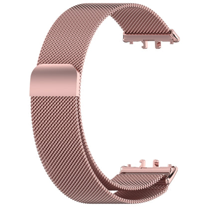 For Samsung Galaxy Fit 3 Milanese Metal Steel Mesh Watch Band(Pink) - Watch Bands by buy2fix | Online Shopping UK | buy2fix