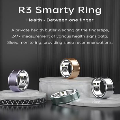 R3 SIZE 20 Smart Ring, Support Heart Rate / Blood Oxygen / Sleep Monitoring(White) - Smart Rings / Smart Telephones by buy2fix | Online Shopping UK | buy2fix