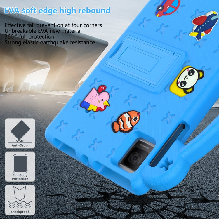 For Blackview Oscal Pad 15 2023 10.36/Tab 11 Handle Kickstand Children EVA Shockproof Tablet Case(Sky Blue) - Others by buy2fix | Online Shopping UK | buy2fix