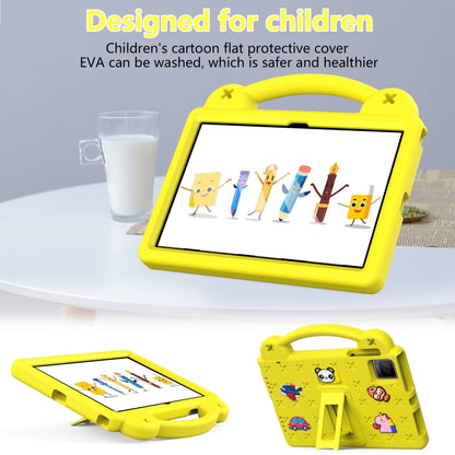 For Blackview Oscal Pad 15 2023 10.36/Tab 11 Handle Kickstand Children EVA Shockproof Tablet Case(Yellow) - Others by buy2fix | Online Shopping UK | buy2fix