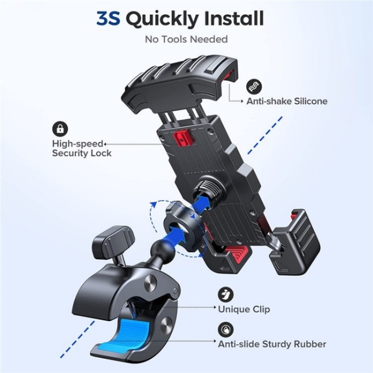 DD-11 For 4.7-7 inch Motorcycle Bike Phone Navigation Mount Bracket - Holder by buy2fix | Online Shopping UK | buy2fix