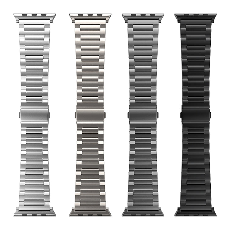 For Apple Watch Ultra 2 49mm I-Shaped Titanium Watch Band(Titanium) - Watch Bands by buy2fix | Online Shopping UK | buy2fix