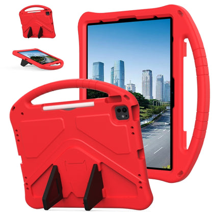 For iPad Air 13 2024 EVA Shockproof Tablet Case with Holder(Red) - iPad Air 13 2024 Cases by buy2fix | Online Shopping UK | buy2fix