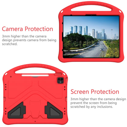 For iPad Pro 13 2024 EVA Shockproof Tablet Case with Holder(Red) - iPad Pro 13 2024 Cases by buy2fix | Online Shopping UK | buy2fix